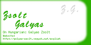 zsolt galyas business card